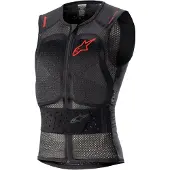 Alpinestars Nucleon Flex Pro Protectievest Transparant Smoke Rood Zwart Maat M