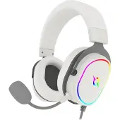 Aqirys Altair, bekabelde gaming-hoofdtelefoon, 20 - 20000 Hz, 405 g, wit