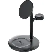 Green Cell MSST-GC-3IN1-B, Auto, 12V, Draadloos opladen, 1 meter, Zwart