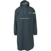 Agu Longsleeve - Regenponcho - Fietsen - Waterdicht - Winddicht - Reflecterend - Gerecycled Polyester - Unisex - Deep Sea Green - M/L