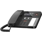 Gigaset DESK 800A, Analoog telefoon, Telefoon met kabel, Luidsprekerfunctie, 200 contacten, Zwart