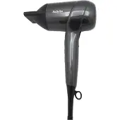 BaByliss Titanium Shine Föhn - Compacte en Krachtige Haardroger met Diffuser - Lichtgewicht Digitale Motor - Ionische functie voor Minder Pluizig Haar - 3 Temperaturen en Snelheden - D6200DE