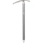 Black Diamond - Toerksi uitrusting - Raven Ice Axe voor Unisex van Aluminium - Maat 80 cm - Grijs