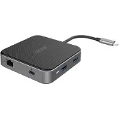 Acer 7-in-1 – Docking Station – Laptop – USB4 - USB-C –USB 4K en 8K-video– Plug & Play - Zwart/Zilver
