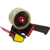 Scotch Tapedispenser HE180 Grijs, Rood Rolbreedte (max.): 50 mm Rollengte (max.) 66 m Met reminrichting