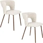 Housecraft living Chelsea Eetkamerstoelen Beige - Set van 2