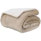 vidaXL plaid Beige 220 x 240 cm 2.67 kg Fleece