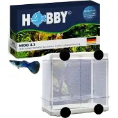 Hobby Aquaristik Nido 3.1 I 16 x 16 x 14 cm I Netkooi voor het scheiden van vissen tijdens het broeden