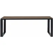 Ebuy24 Martinus tuintafel 100x210cm zwart,bruin.