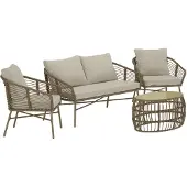 Venture Home Lipari bankstel beige.