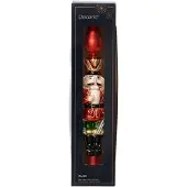 Ksd Piek glas d6h29cm rood