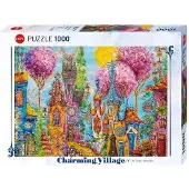 Heye Puzzle Puzzel Pink Trees - Puzzel 1000 stukjes - Kleurrijk