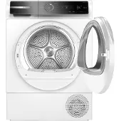 Bosch Serie 8 WQB246D41 - Vrijstaand - Voorbelading - Warmtepomp - Wit - Knoppen - 112 l - DE display