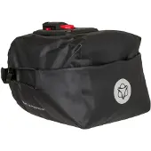 Agu Shelter - Zadeltas - Waterdichte fietstas - 1.3L - Zwart - KLICKfix adapter - Lichtgewicht - 3M Reflectie