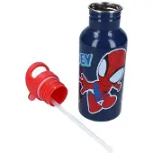 Spidey and his Amazing Friends Spidey Drinkfles en Schoolbeker - Blauw - Stainless Steel - 500 ml