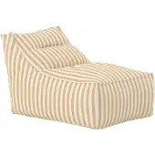 Venture Home Redang loungestoel zitzak geel.