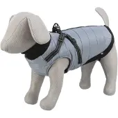 Trixie hondenjas pontis met tuig grijs - 45 cm