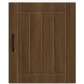 vidaXL Keukenplanken, 2 stuks, Lucca, bruin eikenlook, houtvezel