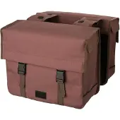 Fastrider Celo - Dubbele Fietstas - 34L - Waterafstotend Canvas - MIK Systeem - Reflecterend - Bruin