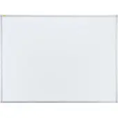 Franken Whiteboard X-tra!Line, wandmontage in staand en liggend formaat, frame van wit gelakt staal en aluminium, magnetisch, opbergbak, B 1500 x H 1000 mm