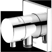 Keuco eindigen Absperrvtl. IXMO Comfort Schlauchanschl. Br Houder rechthoekige chroom