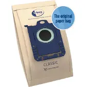 Electrolux - Stofzuigerzakken. S-BAG-klasse, lange uitvoering, E200M CLASSIC, 15 stuks - 9001688002