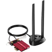 Cudy WiFi PCIe Kaart - - WE9300S - Wi-Fi 7 - Bluetooth 5.4 - Hoge gain antenne