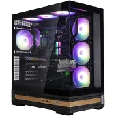 Zalman P40 NAMU BLACK, Midi-tower, PC-behuizing, Zwart, ATX, Micro ATX, Mini-ITX, Kunststof, Staal, Gehard glas, Meer informatie