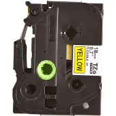 Brother TZe-FX641 Tape Zwart op geel (18 mm)