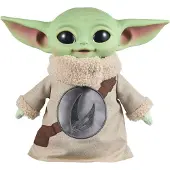 Star Wars The Mandalorian & Grogu Film Grogu Rondel Ontwerp Vinyl Hoofd Zacht Pluchen Lijfje - Knuffel van 28 cm