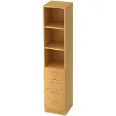 Hjh OFFICE PRO SIGNA G 7600 RE - Grijs Hoogte van de map | 5 OH Kast met 4 lades Rail handvat (kunststof)