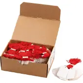 Herma Hanglabel 32x50 mm met draad rood 1000 st.