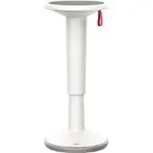 Interstuhl StandUP in hoogte verstelbare kruk, Ø 330 x H 590 - 845 mm, grijs-wit