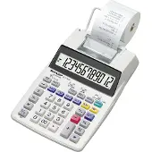 Sharp rekenmachine - grijs - 12 digit - 4x AA batterij