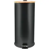 Steinbach Pedaalemmer 30L - ADONIS - Vuilnisbak - Bamboo - Zwart