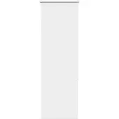 vidaXL Verduisteringsgordijn, wit, 50x130 cm, stofbreedte 45,7 cm, polyester