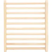 vidaXL Sauna-rugleuning, S-vorm, massief hout, grenen