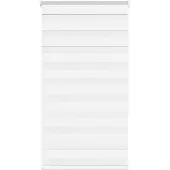 vidaXL Zebra Blind 70x150 cm stofbreedte 65,9 cm polyester wit