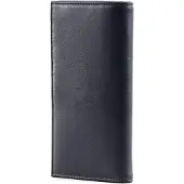Mandarina Duck Leren Kaarthoes Downtown Bifold Wallet Navy Donkerblauw