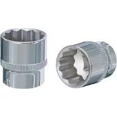 Ks Tools 3/8" CHROMEplus doppen, 12-kant, 11/16"