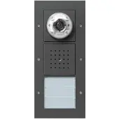 Gira 127067 Deurstation met video, AP-systeem, voor 3 deuren, antracietkleur