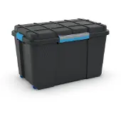 Kis Scuba Opbergbox Xl 110l Zwart/blauwe