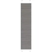 vidaXL Plissé rolgordijn 45x200 cm stofbreedte 44,4 cm antraciet