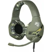Konix Mythics - gaming headset Green Camo Nemesis - inklapbare microfoon - in-line afstandsbediening - superieur geluidskwaliteit (PS4/PS5)