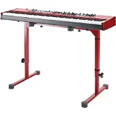 K&M 18810 Omega Keyboard Table Ruby Red