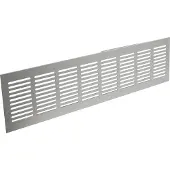 Toolstation Plintrooster aluminium 400 x 100 mm alum