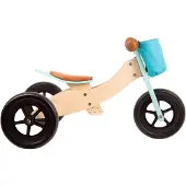 Small Foot Draisienne-Trike 2 in 1 Maxi Turquoise - - Unisex - 3 wielen - Gewicht tot 20 kg