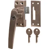 Dulimex DX - Raamboompje met cilinderslot - linkshandig met nok - SKG* - zamac - rvs finish