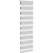 vidaXL Zebra rolgordijn 50x100 cm stofbreedte 45,9cm lichtgrijs