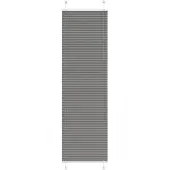 vidaXL Plissé rolgordijn 55x200 cm stofbreedte 54,4 cm antraciet